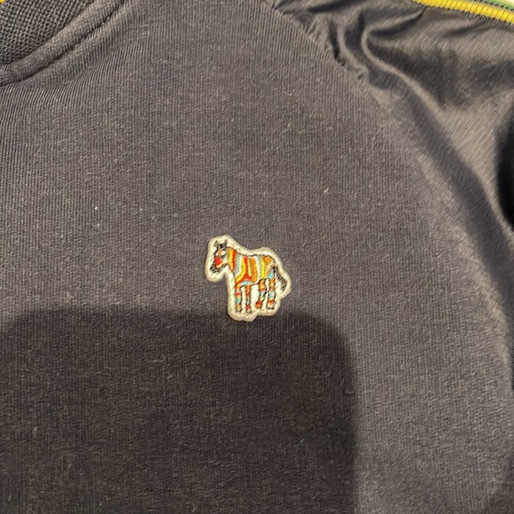 Paul Smith navy blue Zip up sweatshirt, size 6 - Picture 3 of 5